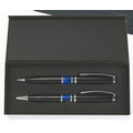 Valencia Ballpoint & Mechanical Pencil Gift Set w/ Chrome Trim